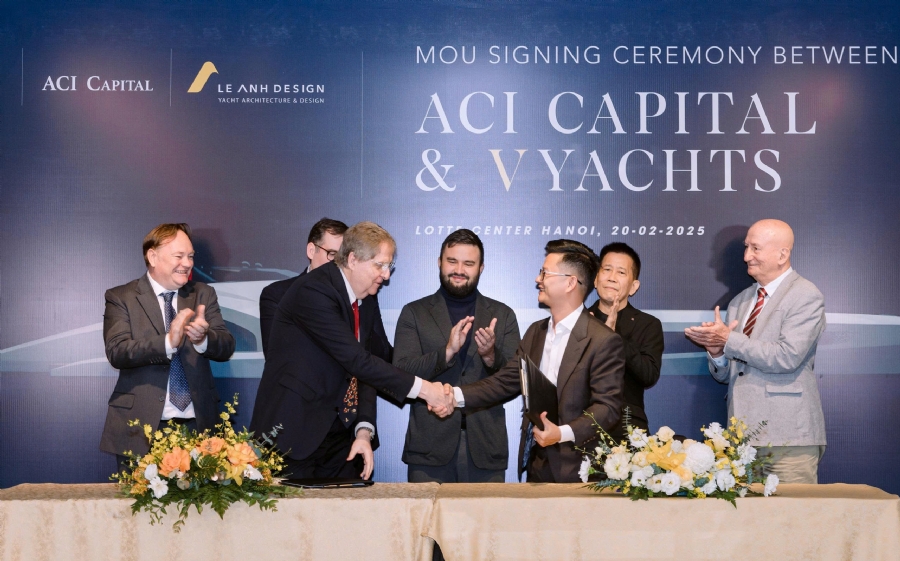 V Yachts chính thức ký kết hợp tác chiến lược cùng Le Anh Design và ACI Capital